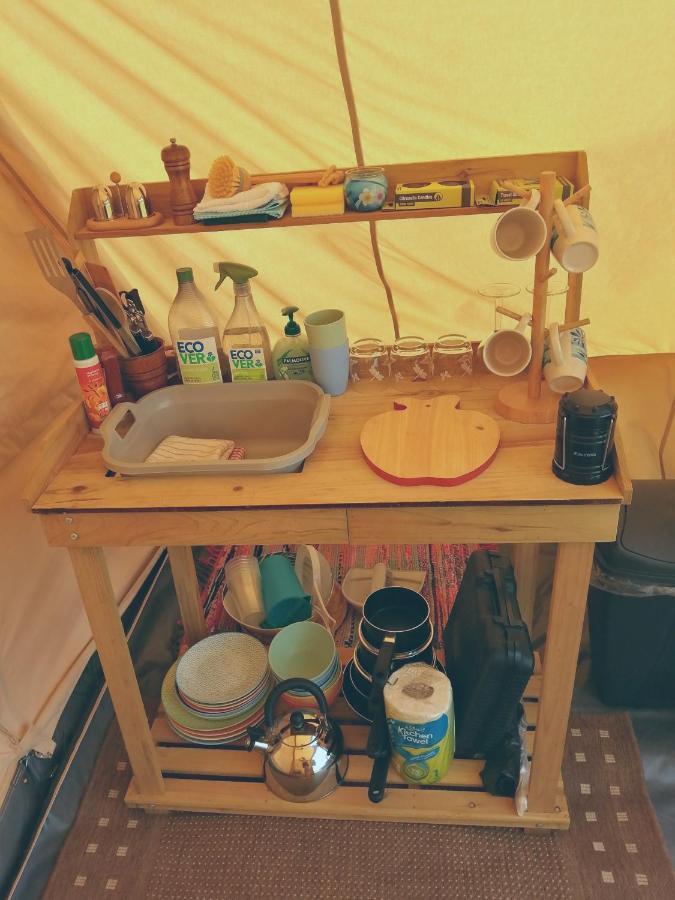Coed Y Brenin Retreat - Bell Tent Glamping Near Aberaeron Ciliau-Aeron Exteriör bild