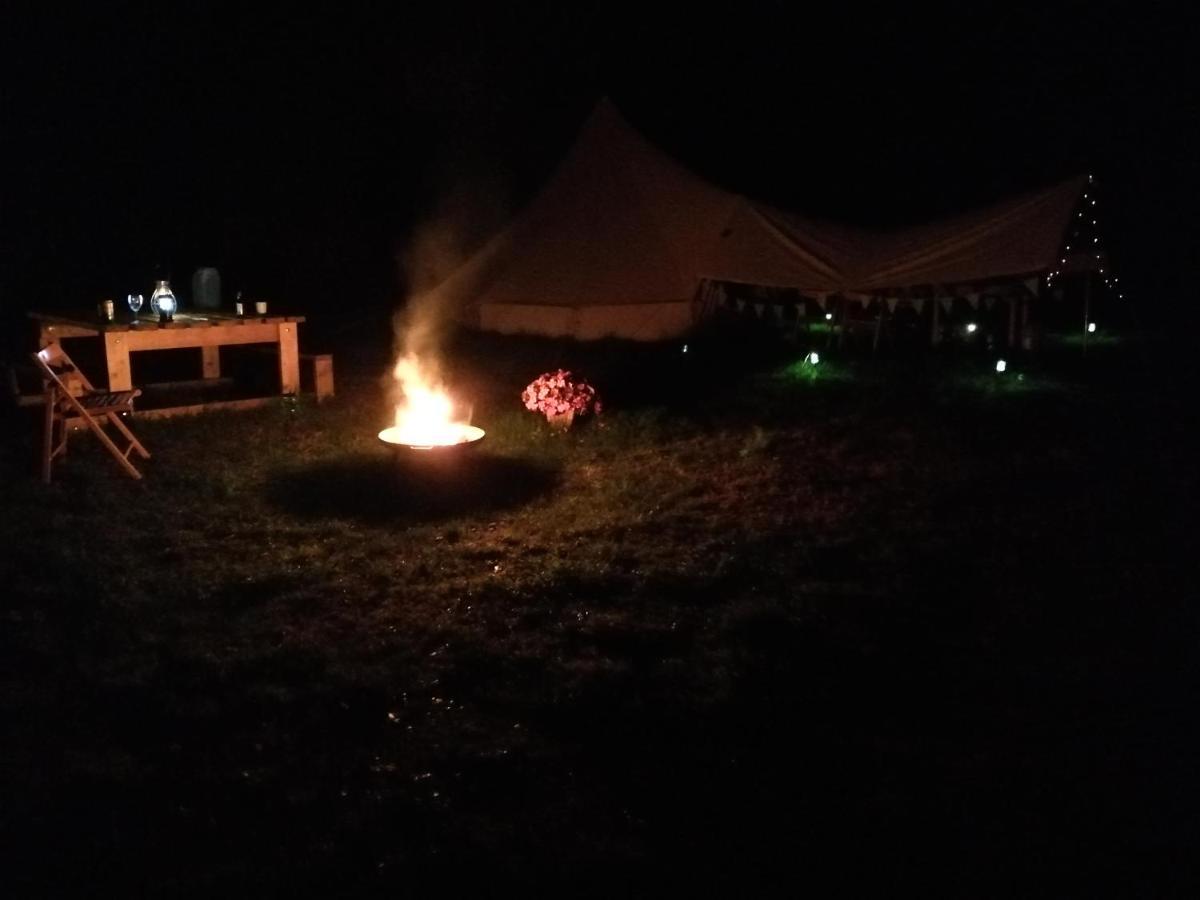 Coed Y Brenin Retreat - Bell Tent Glamping Near Aberaeron Ciliau-Aeron Rum bild